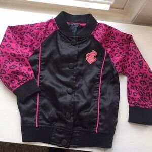 Rocawear Satin Jacket Cheetah Print Sz 3T
